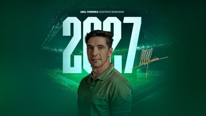 palmeiras-e-abel-ferreira-anunciam-renovacao-ate-2027